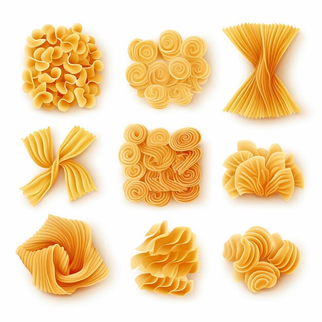 Вектор Макароны спагетти еда итальянская еда векторная иллюстрация кухня кулинария ресторан графика