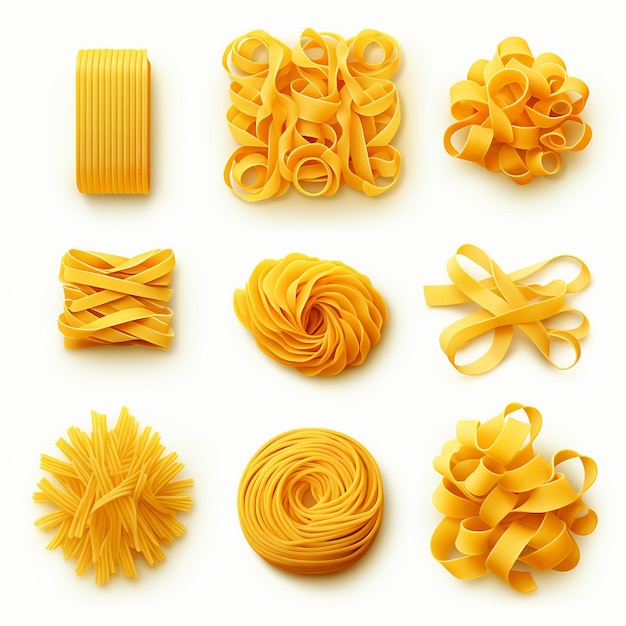 Vettore pasta spaghetti cibo pasto italiano illustrazione vettoriale cucina cucina ristorante grafico