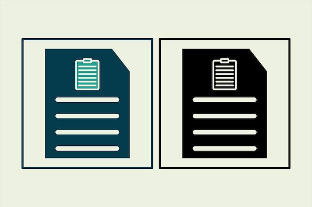 paste document icon icon related to ui elements suitable for web site app user interfaceselement printable etc solid icon style simple vector design editable