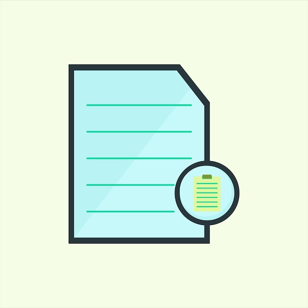 Paste file icon icon related to design elements suitable for web site app user interfaceselement printable etc flat icon style simple vector design editable