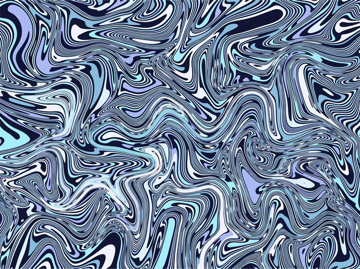 Vector pastel blue fluid wave abstract design.