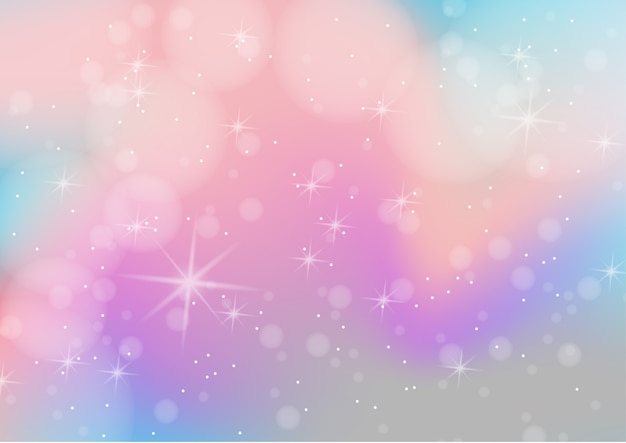 Vector pastel color abstract background with bokeh