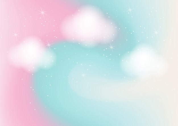 Pastel color abstract background with bokeh