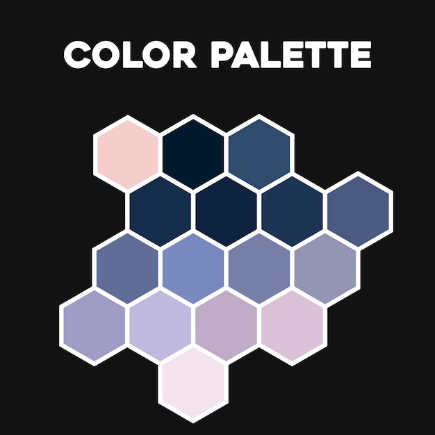 Pastel color samples. Color palette. Vector