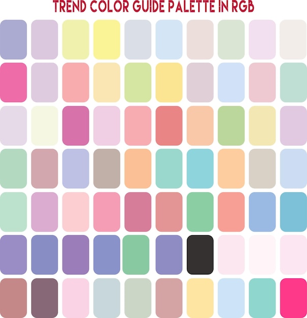 Tendenza dei colori pastello un esempio di tavolozza dei colori previsione della futura tendenza dei colori colore neutro