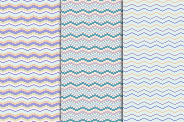 pastel-colored seamless zigzag pattern