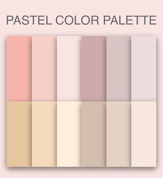 Vector pastel colors