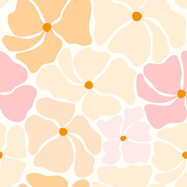 Pastel floral pattern