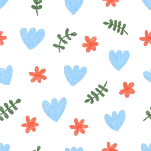 Pastel floral scandinavian vector print with flowers and leaves for babies decor cards interior