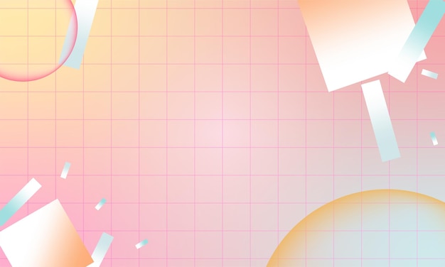 Pastel Geometric Background