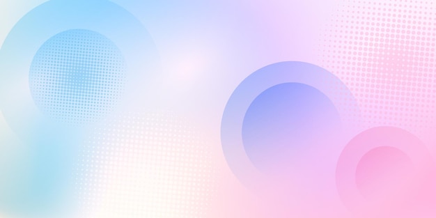 Pastel gradient abstract background vector illustration for banner poster