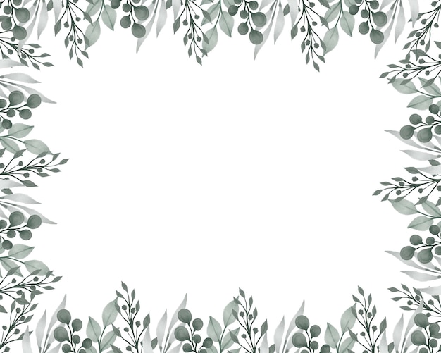 Vector pastel green wildflower background for greeting card