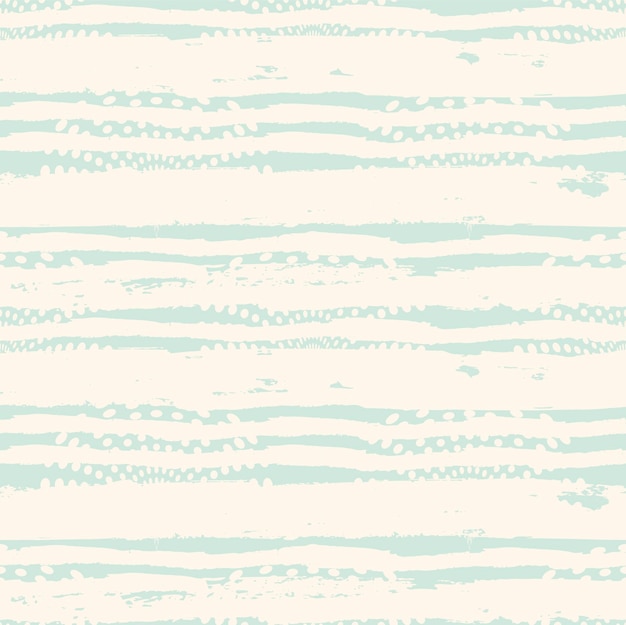 Pastel grunge naadloos patroon met horizontale strepen van verschillende breedtes. Halftone ventilator. Pop-art
