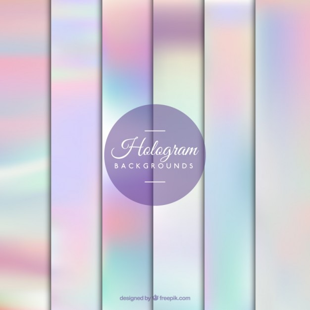 Pastel kleuren hologram achtergrond