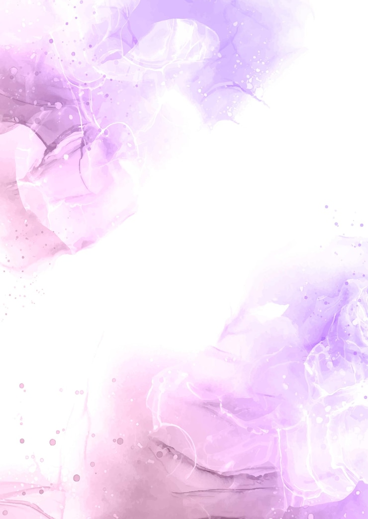 Vector pastel pink and purple hand painted alcohol ink background