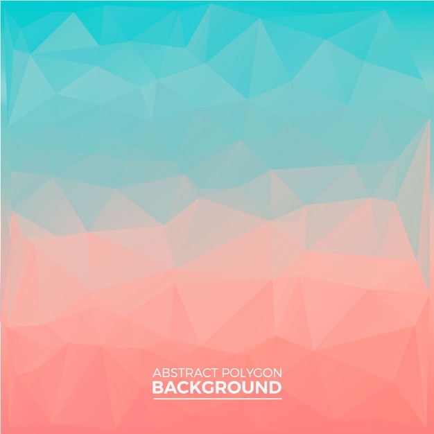 Vector pastel polygon background