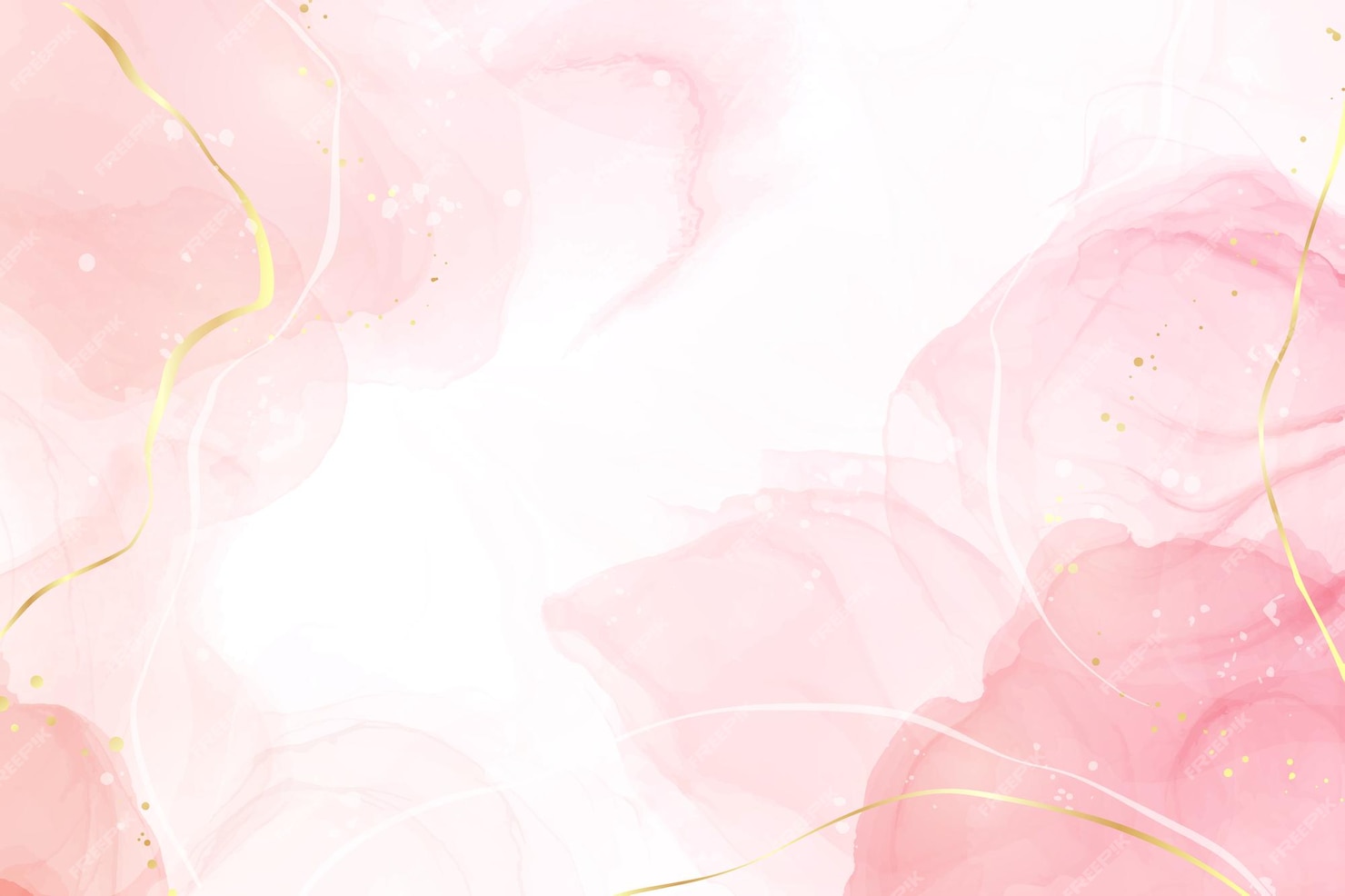 Premium Vector | Pastel rose pink liquid watercolor background with ...