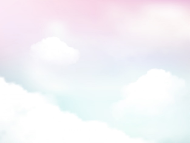 Premium Vector  Pastel of sky and soft cloud abstract background