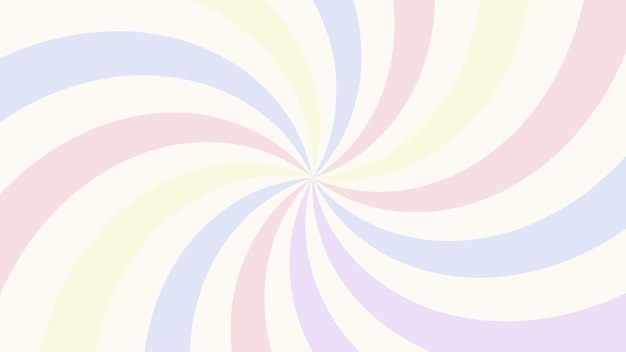 Pastel spin spiral sunburst wallpaper illustration perfect for wallpaper backdrop postcard background for your design