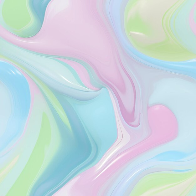 Pastel Swirls Dreamy Background