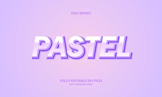 Pastel text effect