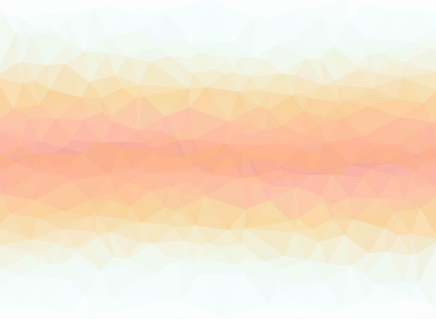 ベクトル パステル黄色とピンクの多角形の背景、ベクトル図