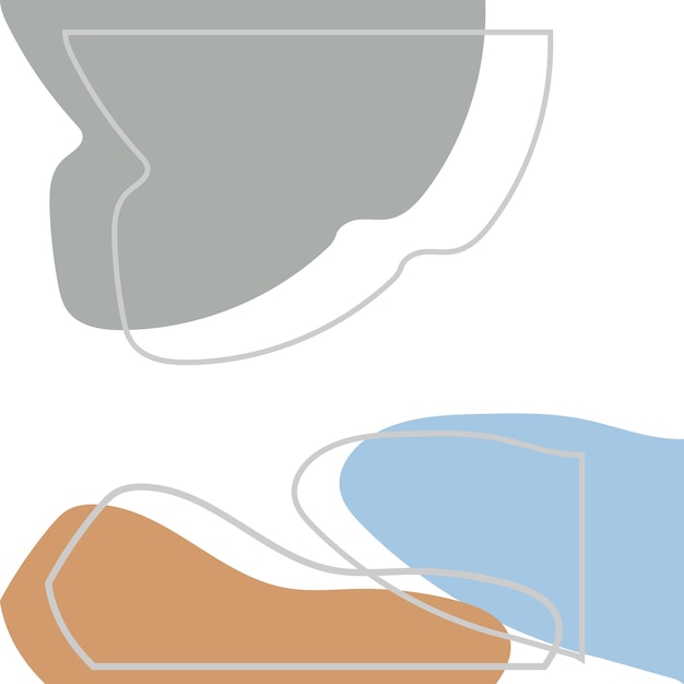 Pastelkleur Achtergrondontwerp Rustige Behangillustratie