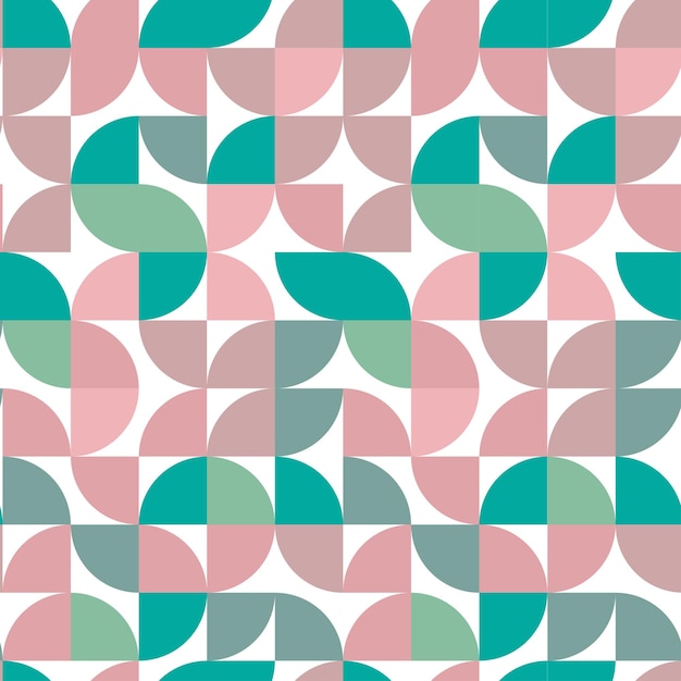 Vector pastelkleuren geometrisch patroonontwerp