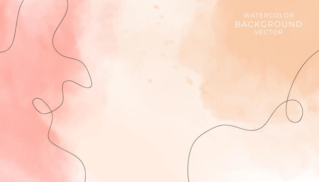 Pastellea watercolor background. Premium Vector