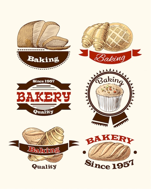 Pastry and bread labels