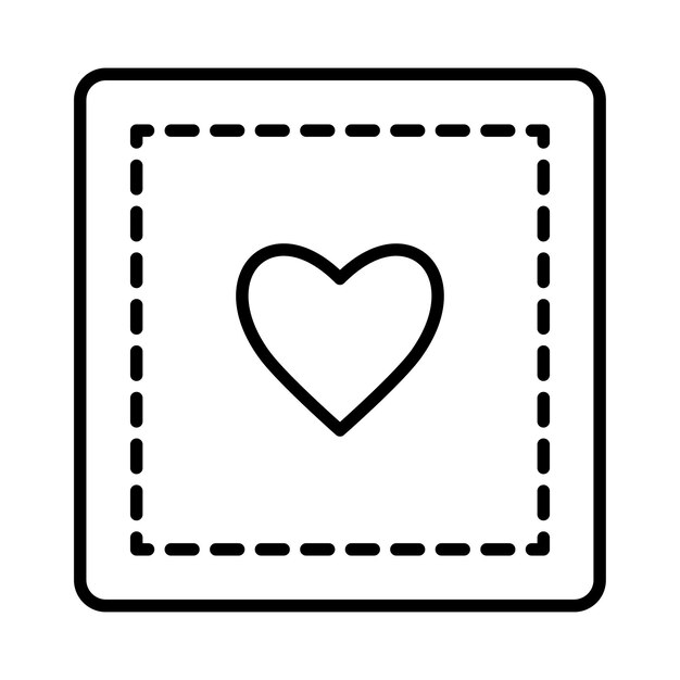 Patch lijn illustratie