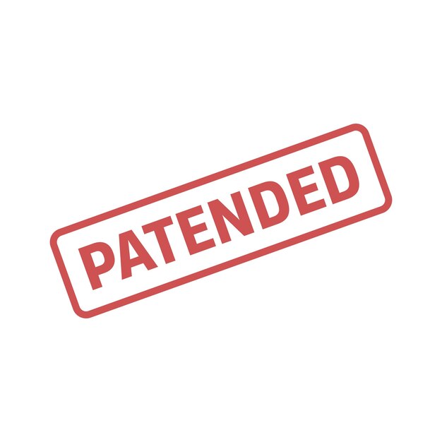 특허 스탬프 특허 사각형 기호