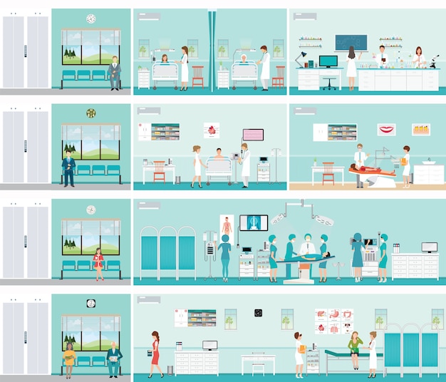 Patient And Doctor in hospital.