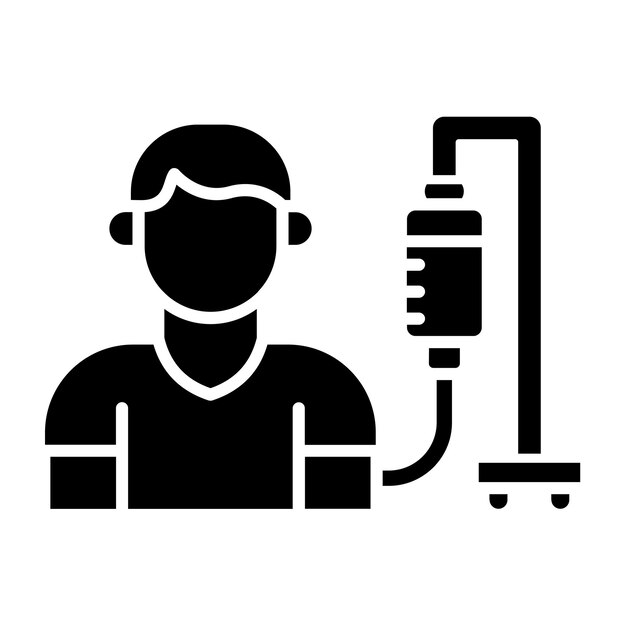 Vector patient icon