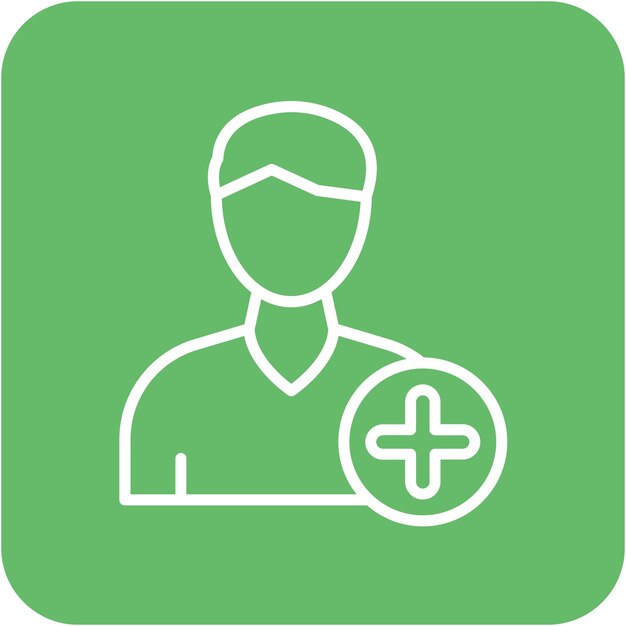 Patient vector icon Can be used for Medicine I iconset