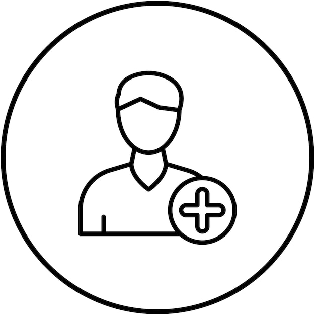 Patient vector icon Can be used for Medicine I iconset