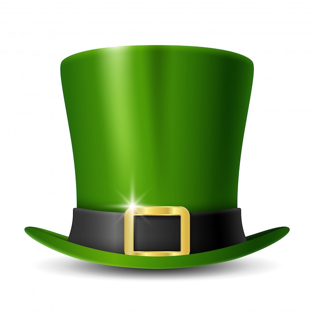 Patrick's Day leprechaun's green hat 