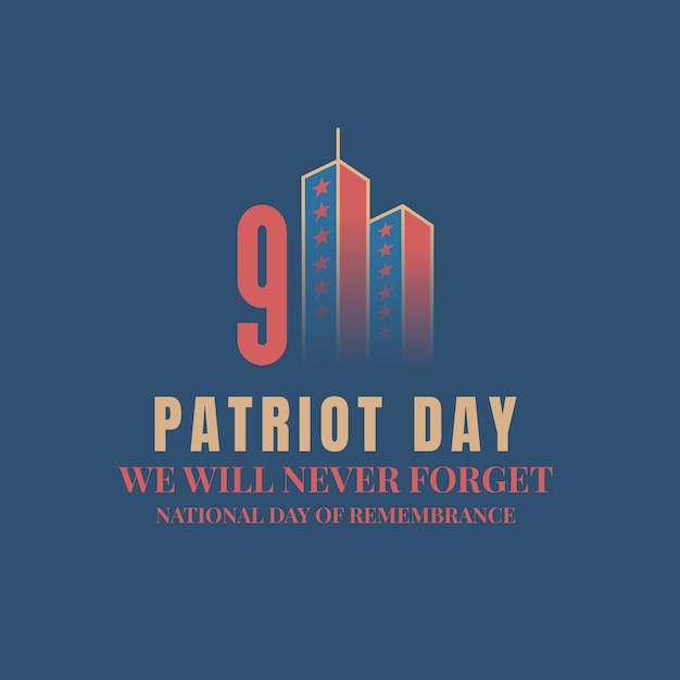 Vector patriot day design