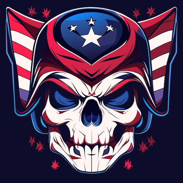 Patriot's collection skull graphic