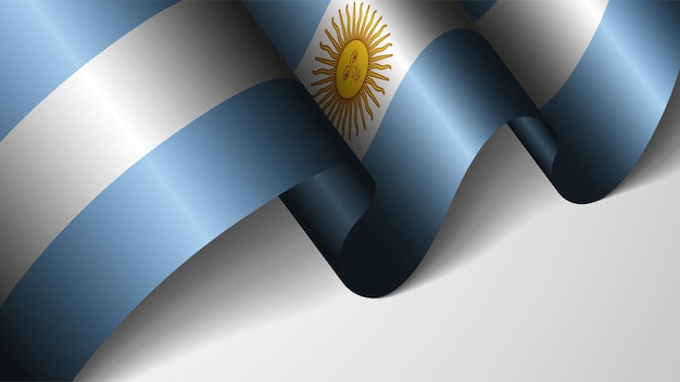 Patriotic background with flag of Argentina An element of impact for the use you want to make of it