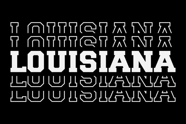 Patriotic usa state louisiana tshirt design