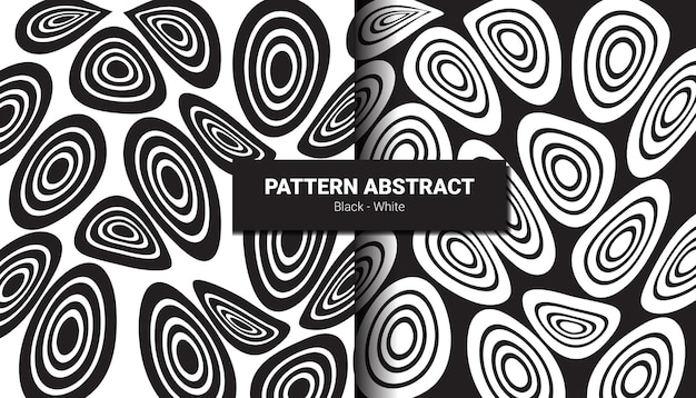Patroon Abstract Spiraal Zwart Wit