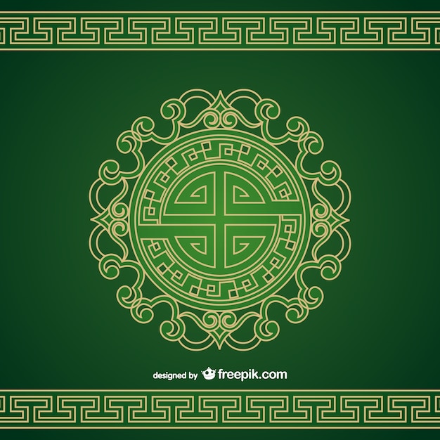 Patroon chinese ornament vector