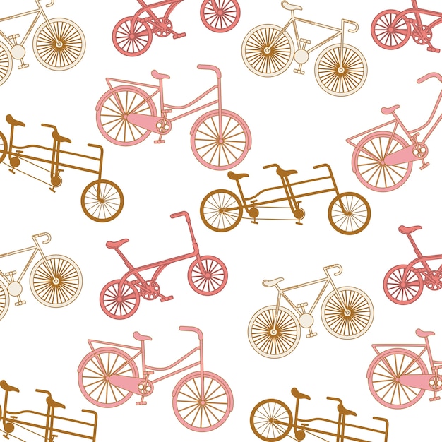 patroon fiets poster pictogram