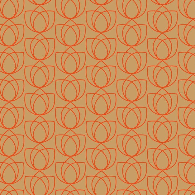 Patroon is abstract oranje