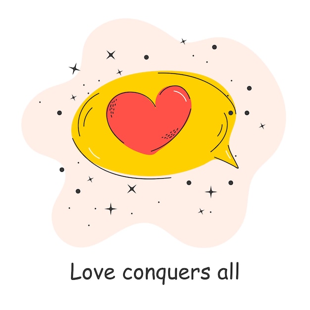 Patroon liefde Valentijnsdag achtergrond Hart Doodle voor het verpakken van ansichtkaarten en andere ontwerpen Vectorillustratie