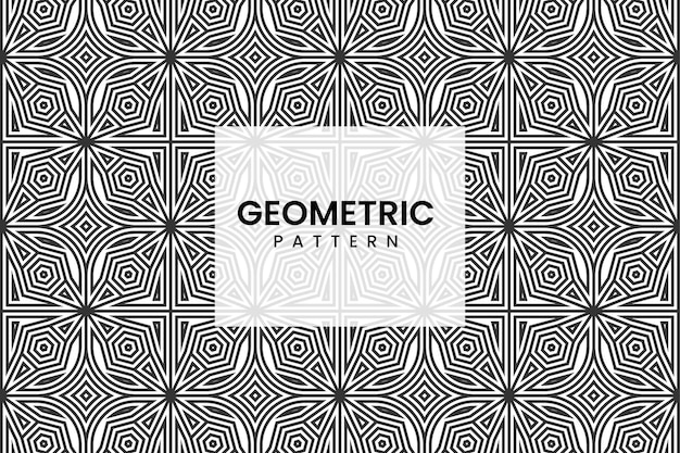 Patroon met abstracte Arabische geometrische lijnen