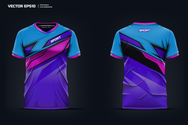 Vector patroon mockup abstract design sport jersey. abstract camouflage sportief ontwerp