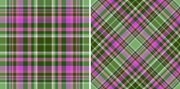 Patroon naadloze tartan Textiel textuur stof Achtergrond check geruite vector