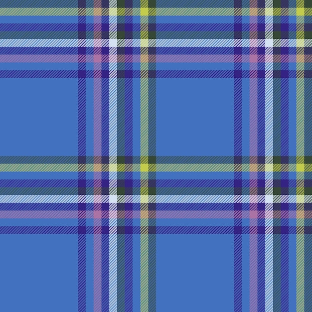 Patroon naadloze textiel Vector check textuur Geruite stof achtergrond tartan